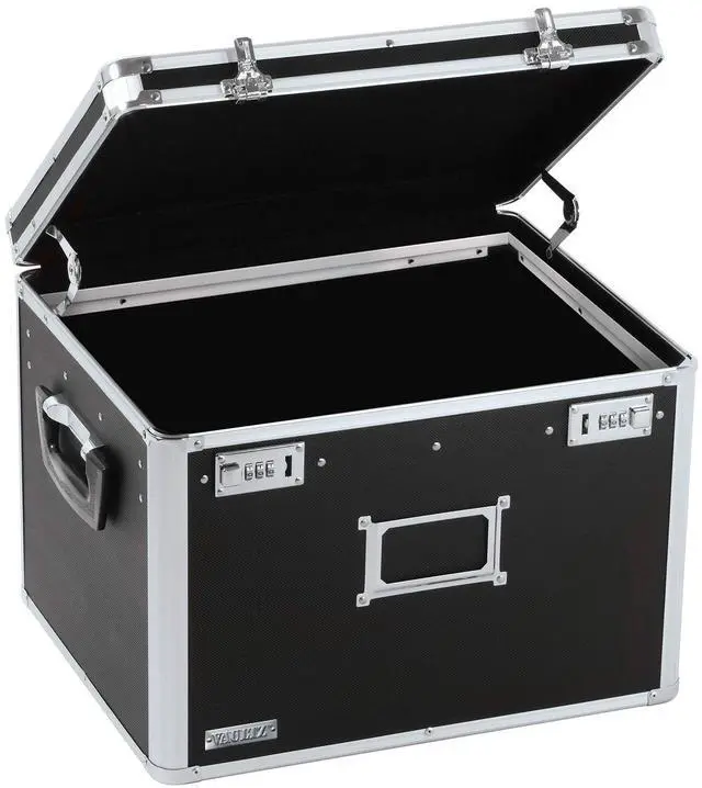 Main image of Locking File Storage Chest, Two-Handled, Letter/Legal File Storage