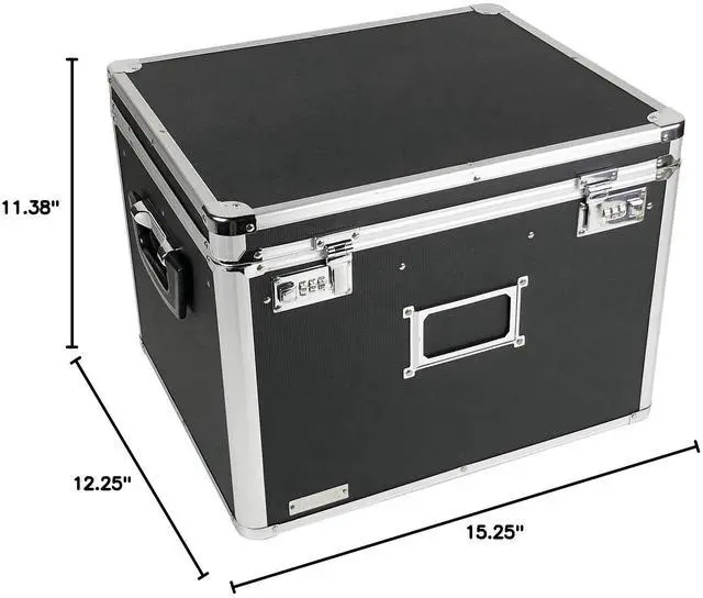 Alt view image 7 of 7 - Locking File Storage Chest, Two-Handled, Letter/Legal File Storage