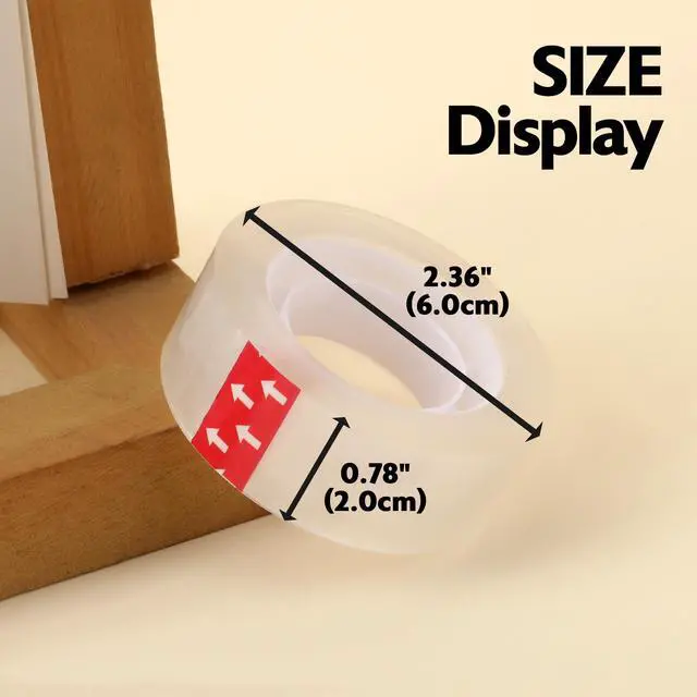Alt view image 2 of 7 - Transparent Tape Refill, 3/4 in x 1296 in, 12 Ct, 12-Case | fit standard dispensers