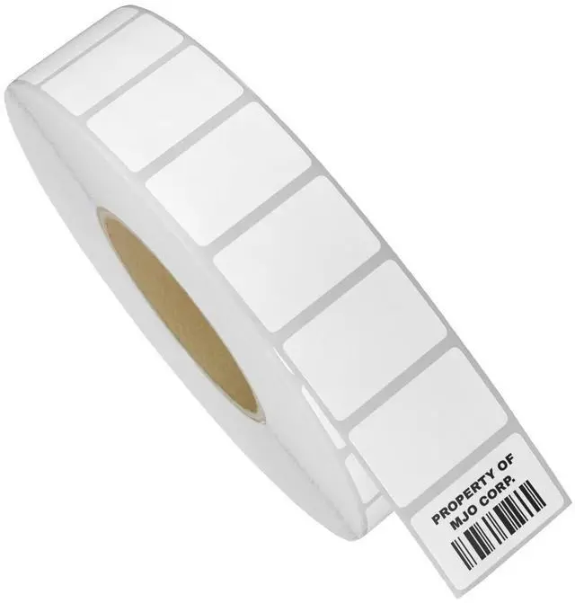 Main image of 1.5"x1" Direct Thermal Label - Compatible with Rollo Printer & Zebra Desktop Printers and More 3 Core, Permanent Adhesive & Perforated Postage Label Paper (10 Rolls, 5100/Roll)