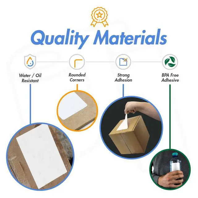 Alt view image 2 of 7 - 1.5"x1" Direct Thermal Label - Compatible with Rollo Printer & Zebra Desktop Printers and More 3 Core, Permanent Adhesive & Perforated Postage Label Paper (10 Rolls, 5100/Roll)