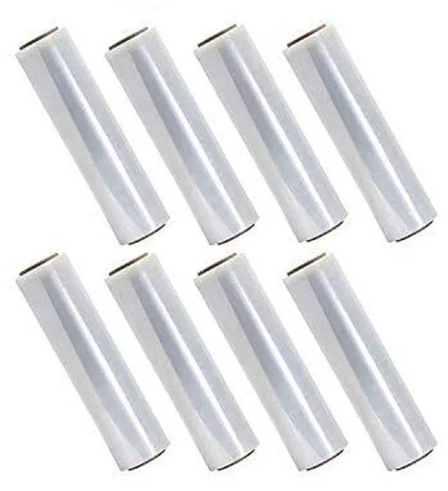 Main image of 18 Inches X 1000 Feet Tough Pallet Shrink Wrap, 80 Gauge Industrial Strength Plastic Film, Commercial Grade Strength Film, Moving & Stretch Packing Wrap, for Furniture, Boxes, Pallets (8-Pack)