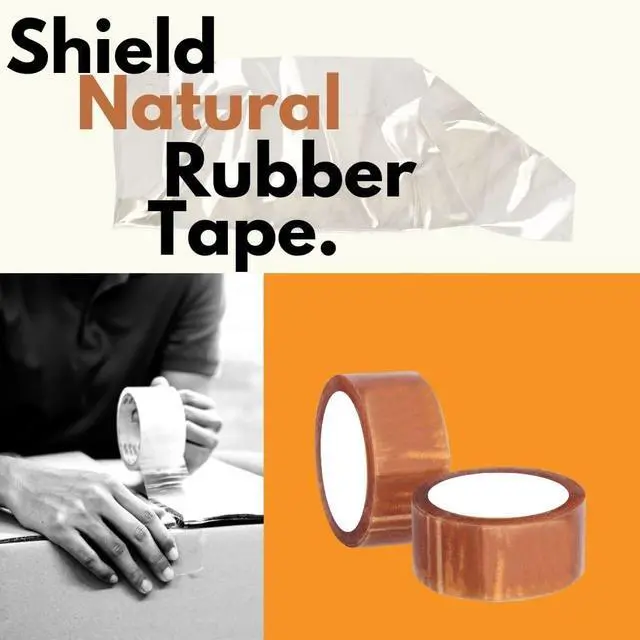 Alt view image 2 of 5 - PSBM Natural Rubber Carton Sealing Tape, 72 Rolls 1.75 Mil 1.88 Inch 110 Yards Per Roll, High Quality Adhesive Tapes for Packaging, Shipping & Moving in Extreme Temperatures