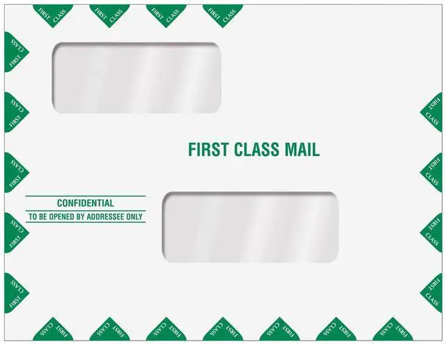 Main image of Double Window Tax Return Envelope 10" x 13" Peel & Seal, 100/Pk