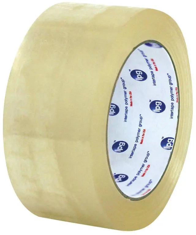 Main image of IPG 7151QT 1.95Mil Medium Grade Hot Melt, Cold Temp Carton Sealing Tape, 48mm x 100m, Clear, (36-Pack), F4318