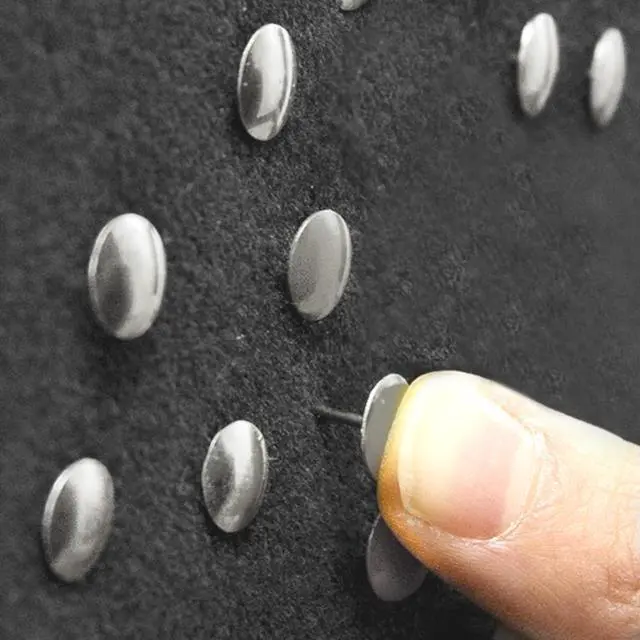 Alt view image 5 of 7 - Thumb Tacks, Nickel Silver, 200 Ct, 144-Case | sharp steel points that hold notes, photos, reminders on cork and bulletin boards