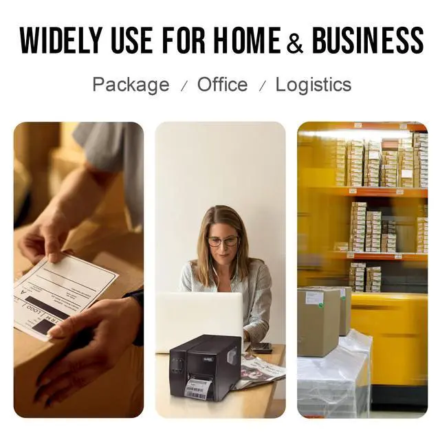 Alt view image 7 of 7 - 8NET 4 x 6 Purple Fanfold Direct Thermal Mailing Shipping Labels Self Adhesive, 4000 Labels per case, Compitable with Most Thermal Printers