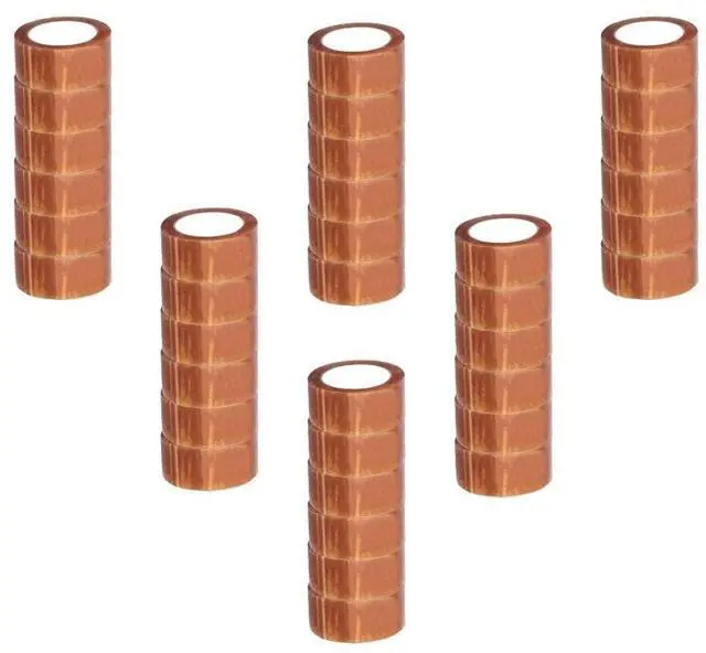 Main image of PSBM Natural Rubber Carton Sealing Tape, 72 Rolls 1.75 Mil 1.88 Inch 110 Yards Per Roll, High Quality Adhesive Tapes for Packaging, Shipping & Moving in Extreme Temperatures