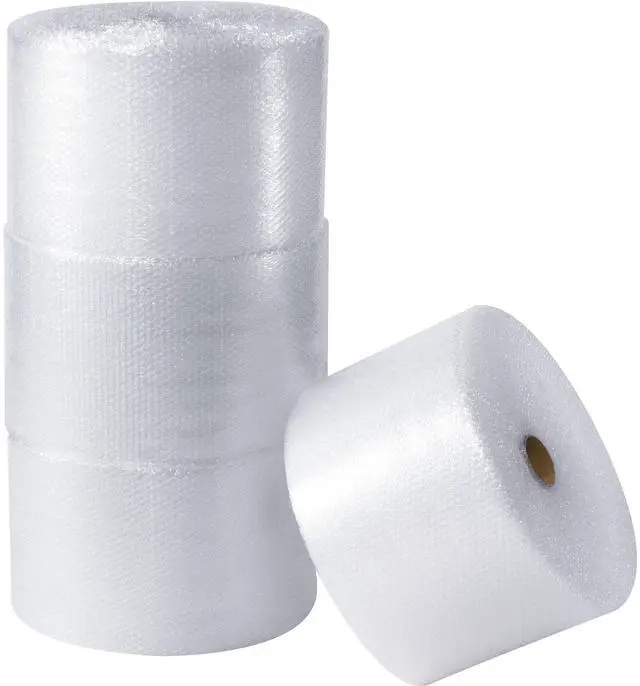 Main image of Bubble Cushioning Wrap Roll, 12 Inch x 300 Feet, 3/16" Small Bubble, Perforated Every 12 Inches, Ships Parcel, for Packing, Shipping and Moving (4 Rolls)