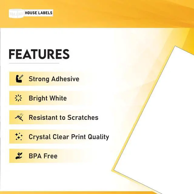 Alt view image 5 of 7 - 80-up Address Labels (1/2" x 1-3/4") with Blackout Technology | For Laser and Inkjet Printers, 1000 Sheets