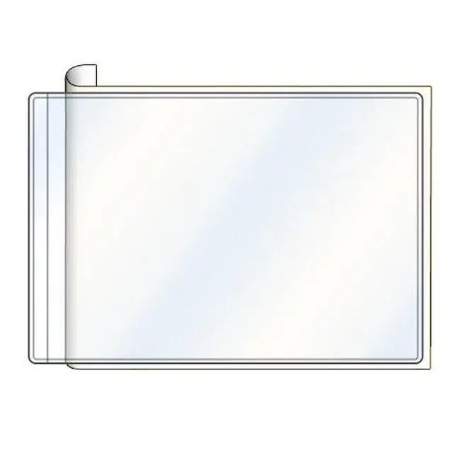 Alt view image 2 of 6 - StoreSMART® - 4" x 6" Peel & Stick Pockets - Open Short Side - 100 Pack - STB1888S-100