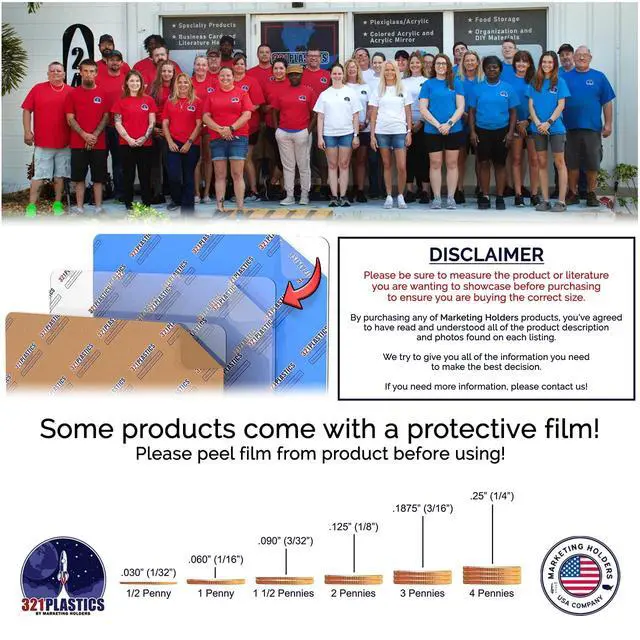 Alt view image 6 of 7 - 10 Pack Slatwall Sign Holder 11 Inch by 17 Inch Double Sided Large Ad Frame Clear Acrylic Sleeve for Events and Tradeshows