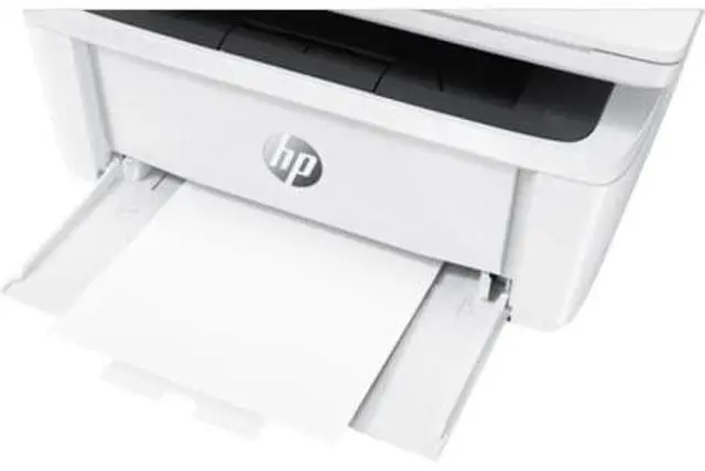 Alt view image 2 of 5 - LaserJet Pro M28W Wireless All-in-One Monochrome Laser Printer, Ethernet, print speeds up to 18/19 ppm, Print Scan Copy, Auto-On/Auto-Off, White