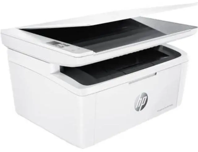 Alt view image 3 of 5 - LaserJet Pro M28W Wireless All-in-One Monochrome Laser Printer, Ethernet, print speeds up to 18/19 ppm, Print Scan Copy, Auto-On/Auto-Off, White