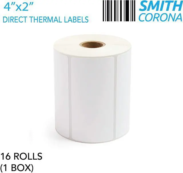 Main image of 4x2 Direct Thermal Labels (1" Core) - 715 Labels/Roll - 16 Rolls (EDT4020AP)