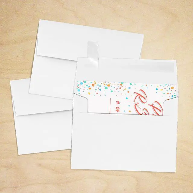 Alt view image 7 of 7 - 4Bar A1 Invitation Envelopes | 3 5/8" x 5 1/8" | Bright White | 24lb. Text | 2,400 Qty