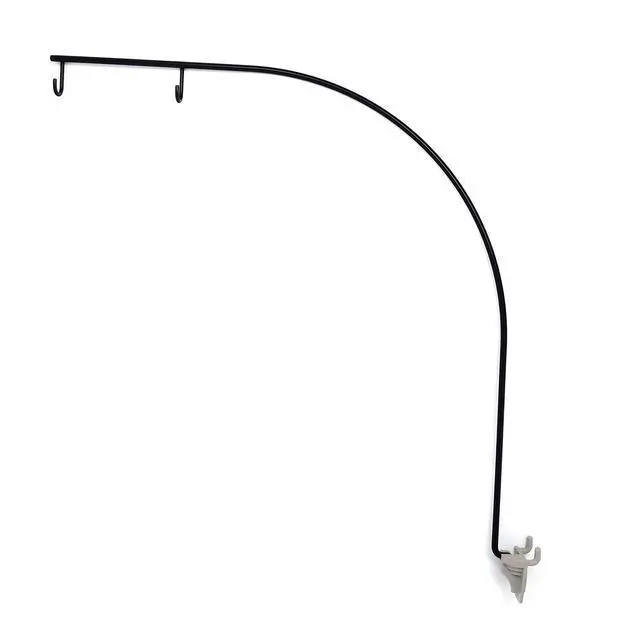 Alt view image 4 of 7 - Curved Gondola Aisle Sign Holders, Store Walkway & Hallway Labeler, Black, 10 Pack