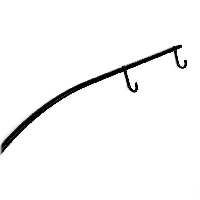 Alt view image 5 of 7 - Curved Gondola Aisle Sign Holders, Store Walkway & Hallway Labeler, Black, 10 Pack