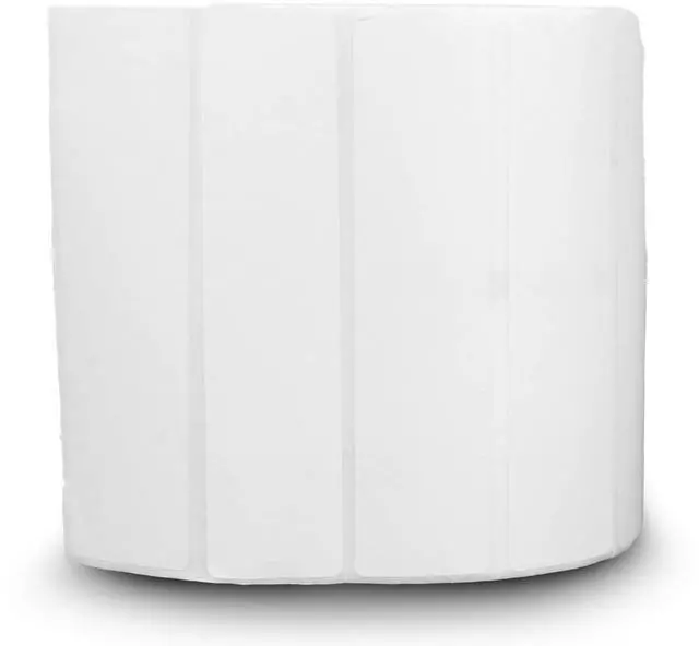 Main image of ZR1400100 Removable Direct Thermal Labels, 4 x 1 Inch | Compatible with Zebra Printers, 20 Rolls, White, 1375 Labels Per Roll, 1 inch Core