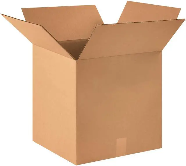Main image of HD1616 Heavy-Duty Single Wall Corrugated Cardboard Box, 16" L x 16" W x 16" H, Kraft, for Shipping, Packing and Moving (Pack of 25)