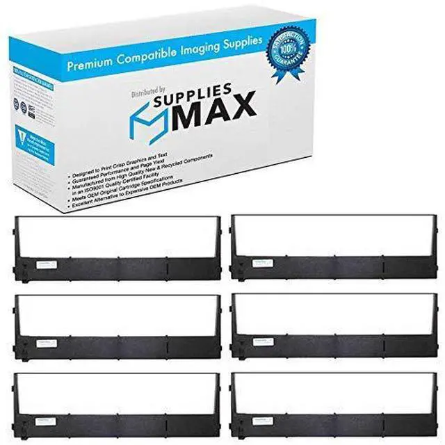 Main image of Compatible Replacement for Printek Formspro 4000/4000se/4003/4003se/4300/4300ITX/4500/4500ITX/4503/4503ITX/4600/4603 Black Printer Ribbons (6/PK) (90729)