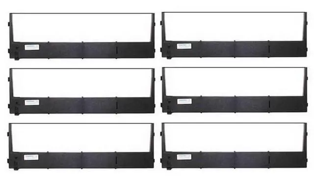 Alt view image 2 of 7 - Compatible Replacement for Printek Formspro 4000/4000se/4003/4003se/4300/4300ITX/4500/4500ITX/4503/4503ITX/4600/4603 Black Printer Ribbons (6/PK) (90729)