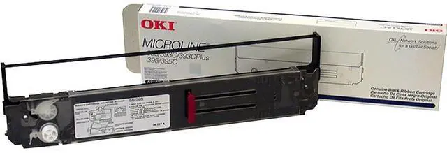 Main image of Wholesale CASE of 5 - Data 52103601 Printer Ribbon-Microline Nylon Printer Ribbon,F/393/393+/395/395C,Black