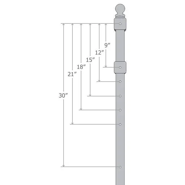 Alt view image 4 of 7 - Portable Sign Post with 4.5 Feet Pole and 1.5 Feet Diameter Base, Made in USA