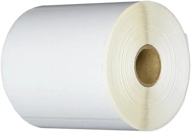 Main image of Direct Thermal Labels, 4-Inch x 8 Inch, White, Roll, Permanent Adhesive, Perforations Between Labels, 200 per Roll, 12 Rolls per Carton (530717)