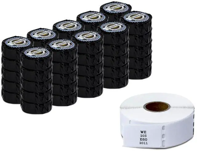 Main image of 1 x 1-1/2 inch Book Spines Labels | Compatible with 30347, 50 Rolls, 750 Labels Per Roll