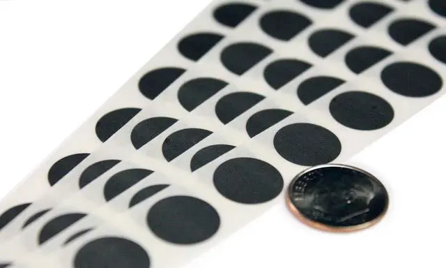 Main image of 0.50 in Silver Round Scratch-Off Stickers, 2500 Pack | Ideal for concealing text on cards, small raffle tickets, teacher rewards, wedding favors, baby cards, or custom game reveals