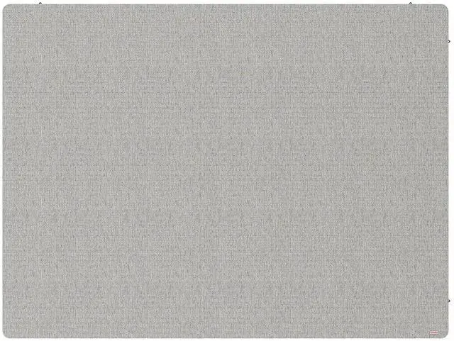 Main image of Fabric Bulletin Board, 4 ft x 3 ft Wall Mounted Fabric Message Board for Home Office and School