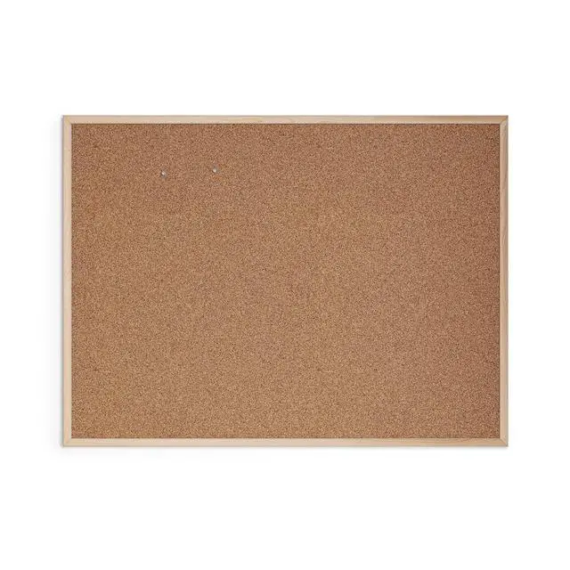 Alt view image 2 of 7 - Cork Bulletin Board, 36" x 48" Inches, Light Birch Wood Frame (003U00-01)