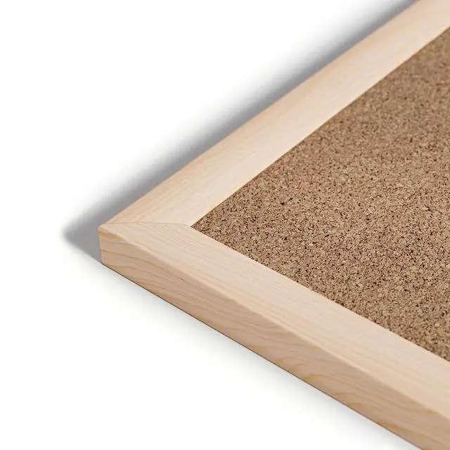 Alt view image 5 of 7 - Cork Bulletin Board, 36" x 48" Inches, Light Birch Wood Frame (003U00-01)