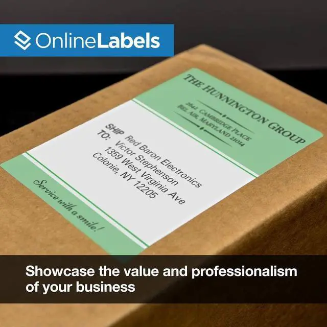 Alt view image 3 of 7 - 3.5 x 5 Rectangle Mailing, Shipping Labels - Permanent, White Matte - 4-Up - Perforated - Pack of 8,000 Labels, 2,000 Sheets - Inkjet/Laser Printers