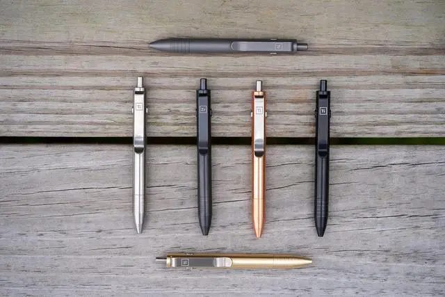 Alt view image 2 of 6 - Mini Dual Side Click Pen (Zirconium)