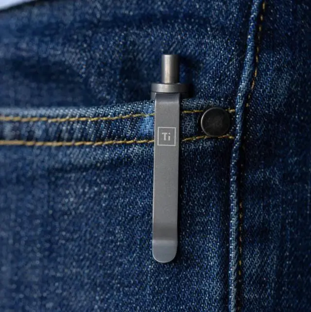 Alt view image 5 of 6 - Mini Dual Side Click Pen (Zirconium)