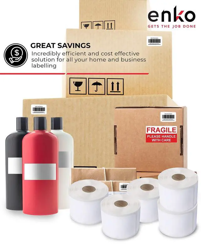 Alt view image 6 of 6 - (96 Rolls, 21,120 Labels) Address & Shipping Labels 30323 Compatible for Dymo LabelWriter (2-1/8 x 4")