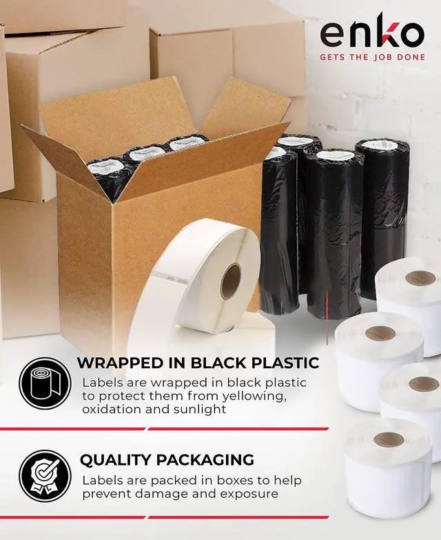 Alt view image 4 of 6 - (96 Rolls, 21,120 Labels) Address & Shipping Labels 30323 Compatible for Dymo LabelWriter (2-1/8 x 4")