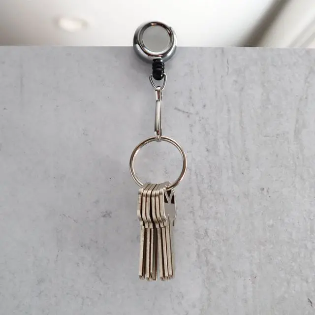 Alt view image 7 of 7 - Bulk 100 Pack - Small and Heavy Duty Metal Retractable Badge Reel with J Hook - Powerful Spring Clip & Strong Retraction Force - Cute Name Badge Holder for Nurse by
