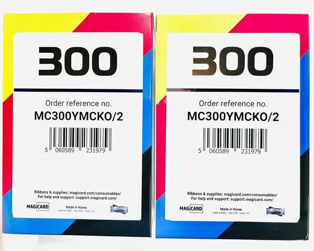Main image of MC300YMCKO/2 for 300 Series Printers (Qty 2)