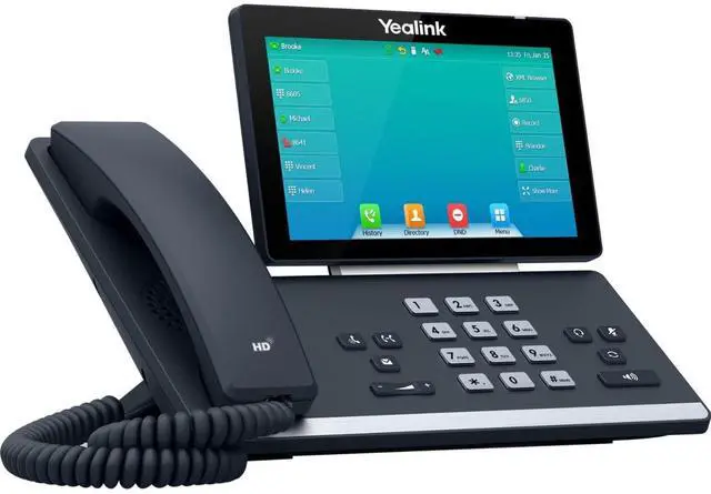 Alt view image 3 of 4 - SIP-T57W IP Phone -Wi-Fi, Bluetooth Desktop Power Adapter Power Adapter not Included