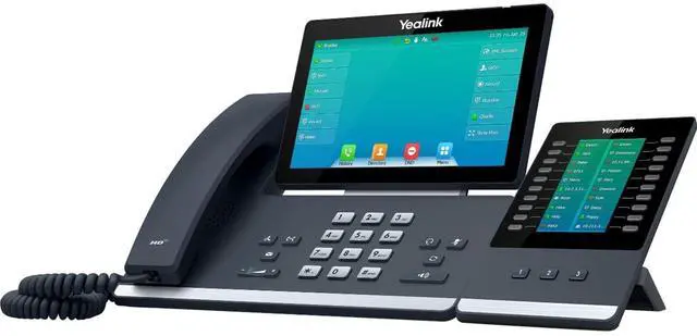 Alt view image 4 of 4 - SIP-T57W IP Phone -Wi-Fi, Bluetooth Desktop Power Adapter Power Adapter not Included