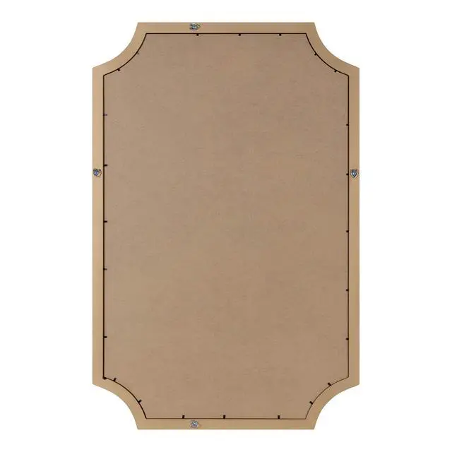 Alt view image 5 of 6 - Holbrook Modern Scalloped Fabric Pinboard, 24 x 36, Gold, Decorative Bulletin Board for Wall