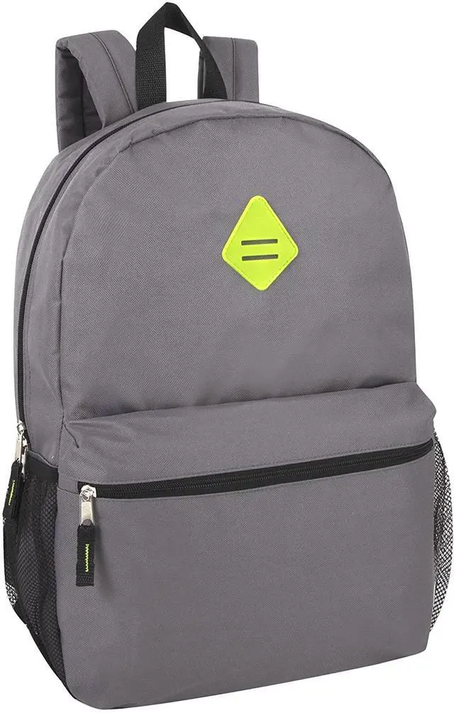 Alt view image 5 of 7 - 12 pack Bulk 19 Inch Backpacks With Water Bottle Holder & 30 Piece School Supplies Kits