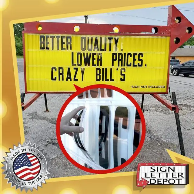 Alt view image 5 of 6 - Set of 10 Flexible Letter Track - Polycarbonate, 1" H x 90" L, Transparent - Industrial Style, Promotional Signs 10 piece