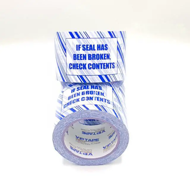 Alt view image 4 of 5 - VPTAPE 3 Inch x 110 Yards Pre-Printed Packing Tape, 2.2 Mil Thick, 24 Pack for Packaging, Shipping, Moving, Home and Office (24 Pack, Blue-"If Seal Has Been Broken Check Contents")