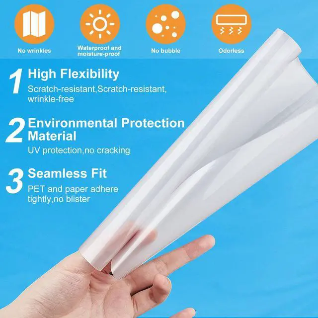 Alt view image 2 of 4 - Thermal Laminating Pouches, 9 x 11.5 Inches Letter Size Sheets 3 mil (3mil 3000pack)