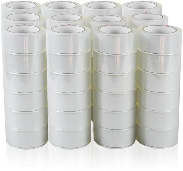 Main image of 72 Rolls Clear Sealing Tape Carton Sealing Tape Heavy Duty 2 Inch x 330 Feet (110 Yards) Shipping Packing Tape Heavy Duty Suitable for Shipping and Moving Boxes(Transparent)