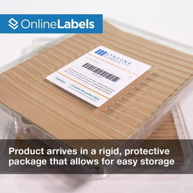 Alt view image 5 of 7 - 2.5 Inch Brown Kraft Round Labels - Pack of 4,500 Circle Stickers, 500 Sheets - Inkjet/Laser Printer